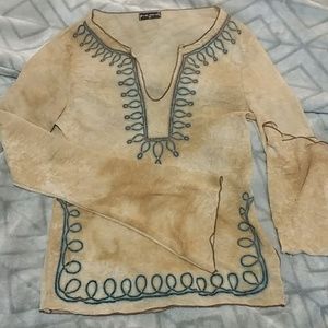 Junior small sheer top